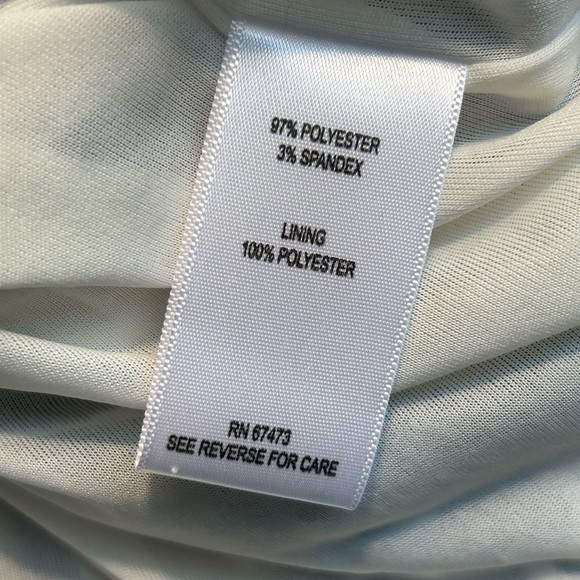 Just Taylor Womans Blue White Print Cap Sleeve Fit & Flare Stretch Dress Sz 6 - Picture 7 of 7